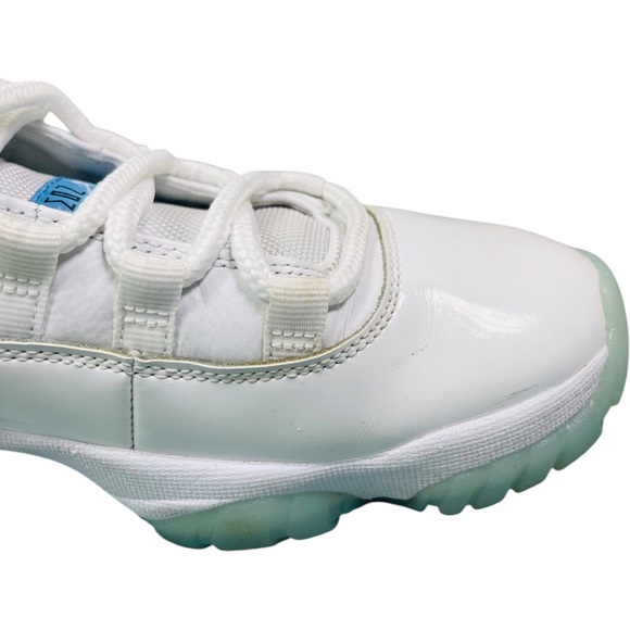 Nike Air Jordan 11 Retro White Blue Legends Sneakers - Picture 3 of 13